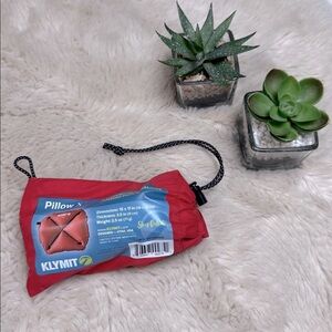 Klymit Pillow X Supportive Ultralight Camping Backpacking Pillow